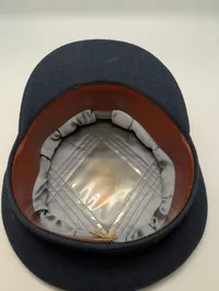 Dansk Flyvevåben Officer Kasket med Broderet Emblem