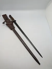 Belgisk WW1 bajonet med frø 