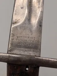 Weyersberg Kirschbaum & Co. Bajonet med læderskede