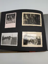Tysk fotoalbum med portrætter af soldater fra 2. verdenskrig