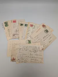Collection of Vintage Early 20th Century International Postcards  Sendt til Grevinde Hamilton 