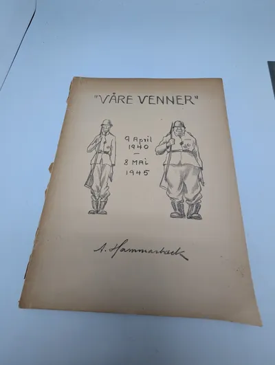 A. Hammarback, 'Våre Venner' Satirical Illustration Book, Dreyers Forlag
