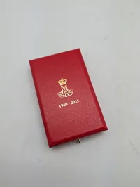 Dansk Medaljeæske til Dronning Margrethe II 75-års Fødselsdag (2015)