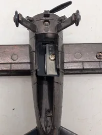Vintage Die-Cast Biplan Blyantspidser i Kobberfinish