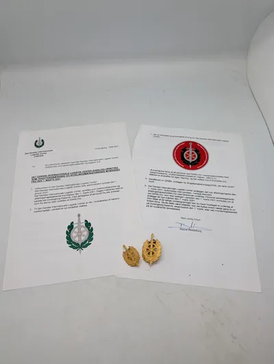 Det Danske Internationale Logistik Center (DANILOG) emblemer og dokumenter