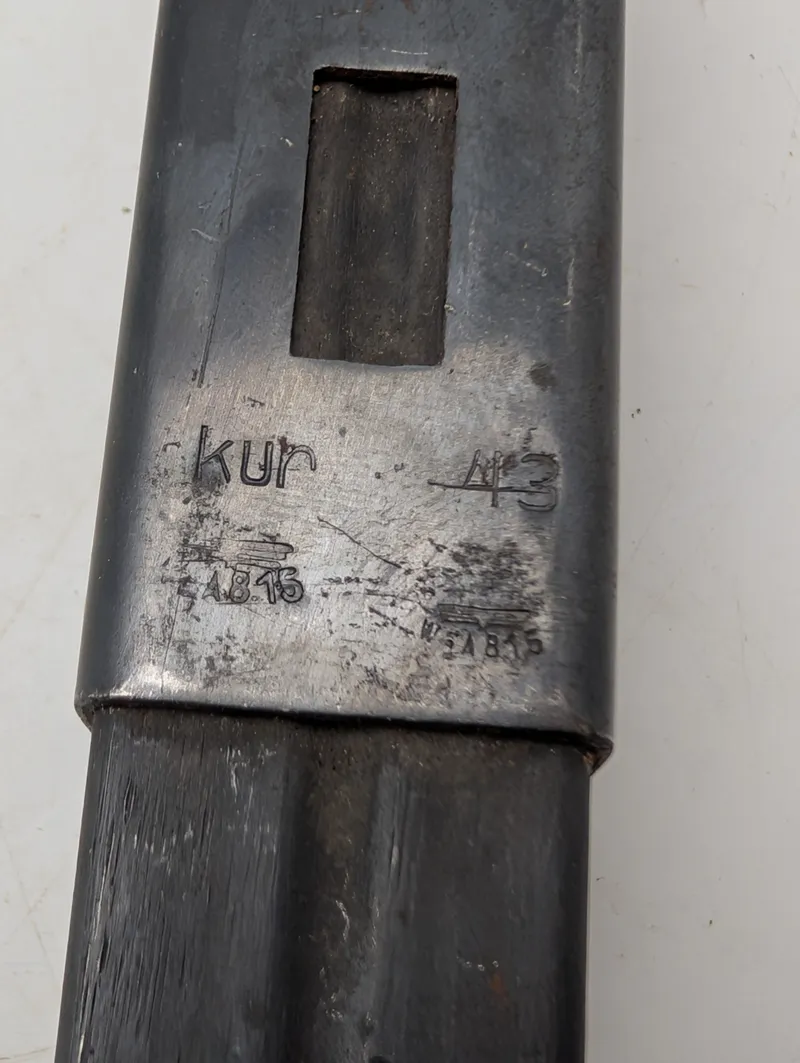 Tysk MP38/40 Magasin, kur 43 mærket