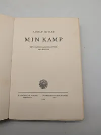 Adolf Hitler, Min Kamp, to bind, H. Hagerup forlag