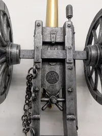 Napoleonsk modelkanon i messing og metal