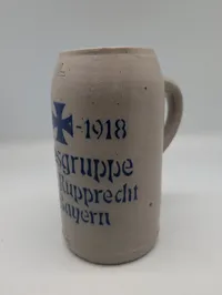 Tysk WWI Stentøjsølkrus, Heeresgruppe Kronprinz Rupprecht von Bayern