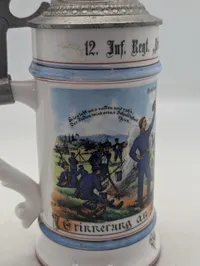 Tysk Reservist Ølkrus, 12. Infanteriregiment "Prinz Arnulf" (1899-1901)