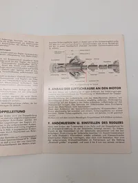 WWII German Junkers VS 11 Luftschraubenanlage-Karte Document