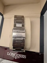 Longines HydroConquest Herrearmbåndsur med Sort Urskive