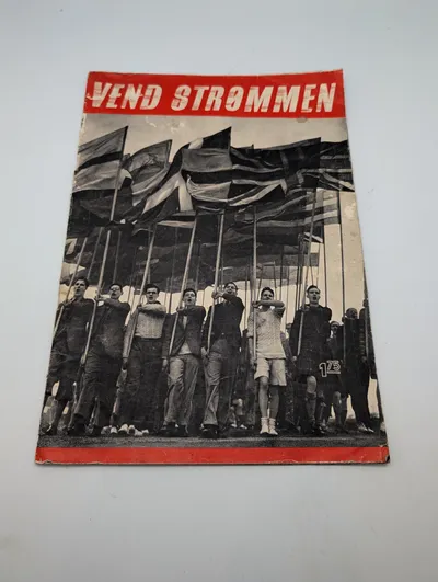 Vend Strømmen, dansk politisk pjece med flagbærende mænd