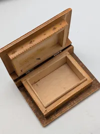 Vintage Mixed Collectibles Lot with Jewelry Box, Compact, and Souvenir Box
