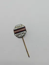 Vintage Danish Pouls Sørensen Kompagni Enamel Stick Pin WW2