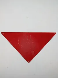 HMAK Militært Advarselsskilt 'LUREMINER' fra 1971 metal