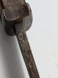Tysk Mauser K98 Bajonet med Træskæfte