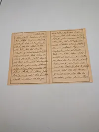 Dachau Koncentrationslejr postkort fra fange til Sophie Bilaszewska i Krakow