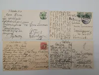 Lot of Four Early 20th Century European Postcards