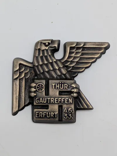1933 Gautreffen Thüringen Erfurt Commemorative Eagle Badge