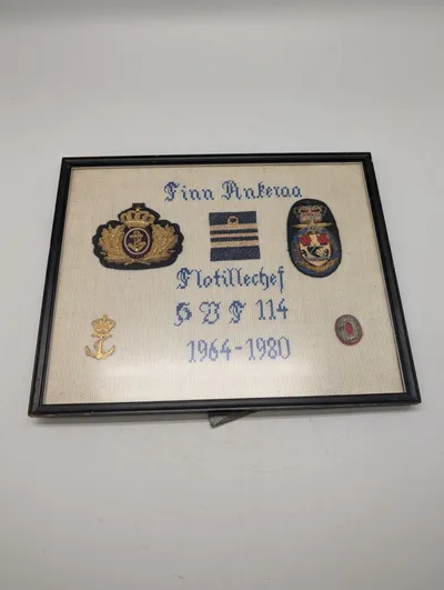 Dansk Marinehjemmeværn Flotillechef Finn Ankeraa Mindetavle, 1964-1980