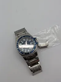 Tommy Hilfiger Herreur i Rustfrit Stål med Blå Tachymeter-krans