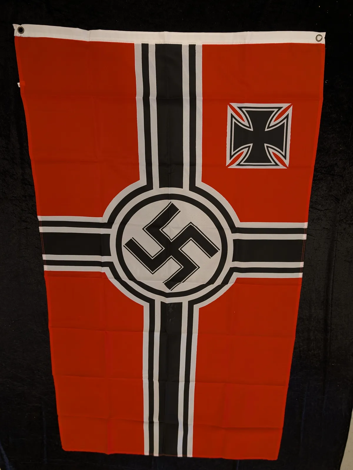 Tysk Reichskriegsflagge (1935-1945) i polyester