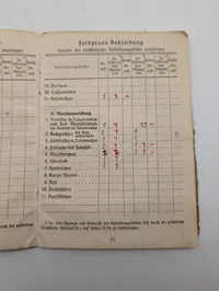 Tysk Kriegsmarine Soldbuch og Wehrmachtsführerschein til Werner Nippes