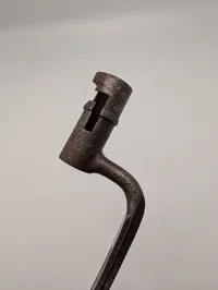 Antique 19th Century Socket Bayonet with Triangular Blade
