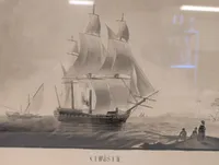 Hartvig Caspar Christie (1788-1869), Søkadet tegning af orlogsskib