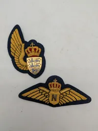 Danske Flyvevåben Broderede Vingemærker, Besætning og Navigatør