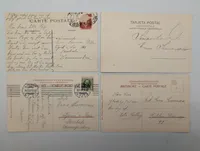 Collection of Four Early 20th Century International Postcards