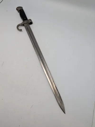 Original fransk model 1892 bajonet