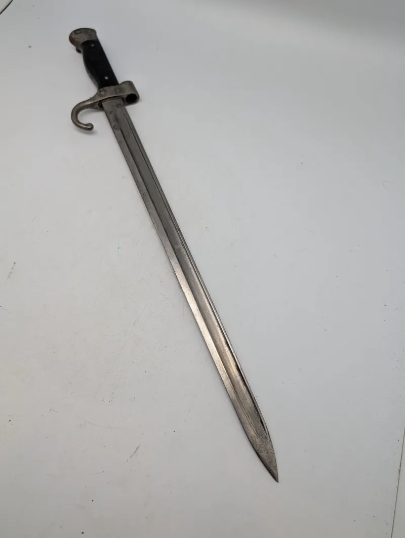 Original fransk model 1892 bajonet