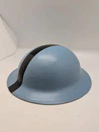 Canadisk G.S.W. MK I Stålhjelm fra 1941 med Civilforsvarsmaling