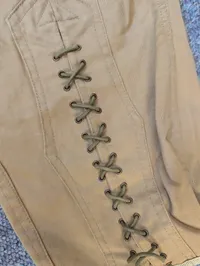 Vintage U.S. Army Breeches with Lace-Up Cuffs, repro 