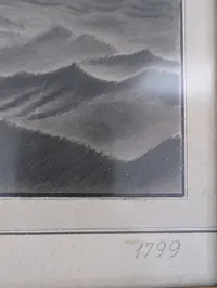 Wilhelm Lucas Møller, Maritimt Søslag, 1799, W. L. Møller, Søkadettegning, 