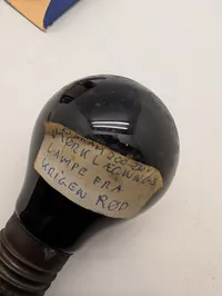 Vintage Philips Mørkelægningslampe No. 4074 Blackout Light Bulb