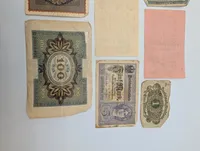 Samling af tyske pengesedler fra Weimarrepublikken, 1910-1923