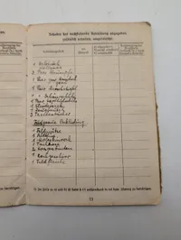 Tysk Kriegsmarine Soldbuch og Wehrmachtsführerschein til Werner Nippes