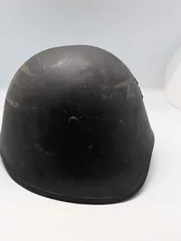 Danish M41 Steel Helmet with Royal Navy Anchor Badge