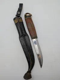 J. Marttiini Finland Puukko Knife with Leather Sheath