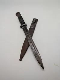 Tysk K98 Bajonet med metalskede Nummerens 