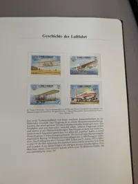 Sir Rowland Hill Ltd. Frimærkesamling: Luftfartens Historie