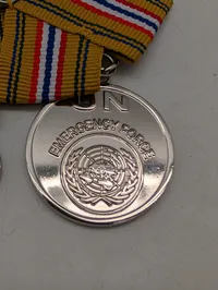 Dansk-Norsk Suez-Sinai-Gaza 1956-1967 mindemedalje og miniature