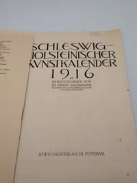 Kunst Kalender 1916 Schleswig Holstein