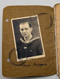 Tysk Kriegsmarine Soldbuch og Wehrmachtsführerschein til Werner Nippes