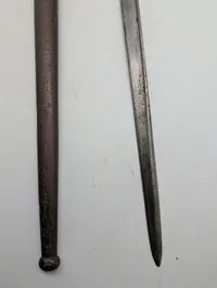 Fransk Model 1874 bajonet med skede
