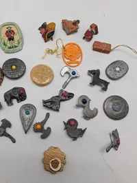 Collection of Vintage German WHW Winterhilfswerk Charity Pins and Badges