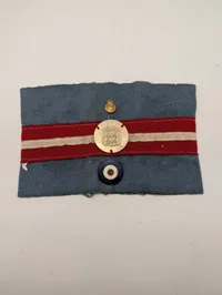 Dansk Modstandsbevægelse Armbind med Emblemer af Brigade typen 